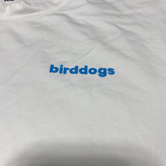 Bird Dogs T Shirt Mens Extra Large White Graphic Athletic Minimalist Stretch XL - Picture 5 of 9